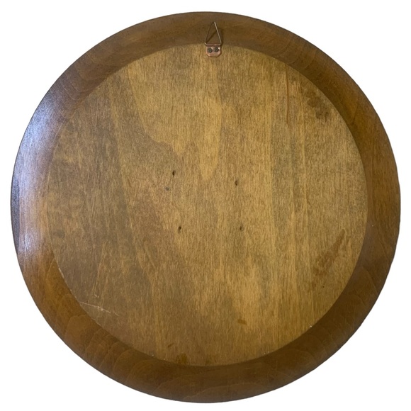 Vintage Hand Carved Zion National Park Wooden Decorative Wall Plate - Picture 5 of 5